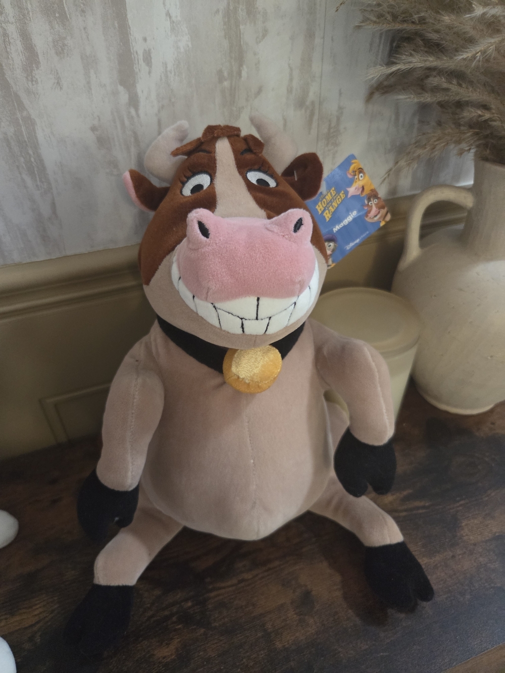 Disney Store Home on the Range Maggie Cow Plush NWT 2004 Rare